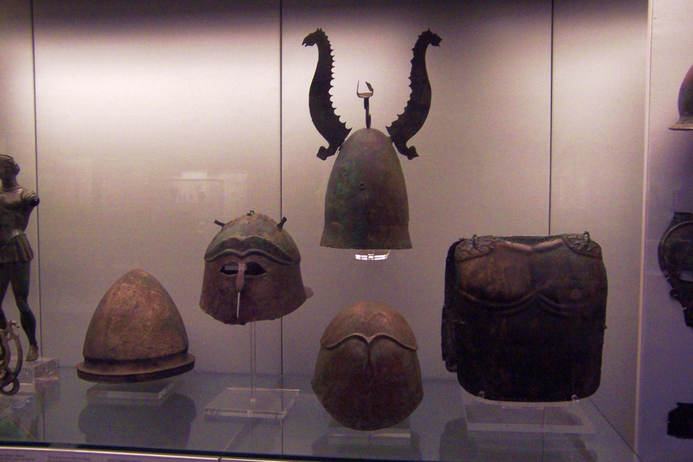 Display of Etruscan Armor