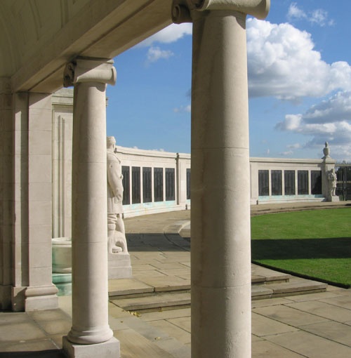 Colonnade of Chatham Naval Memorial