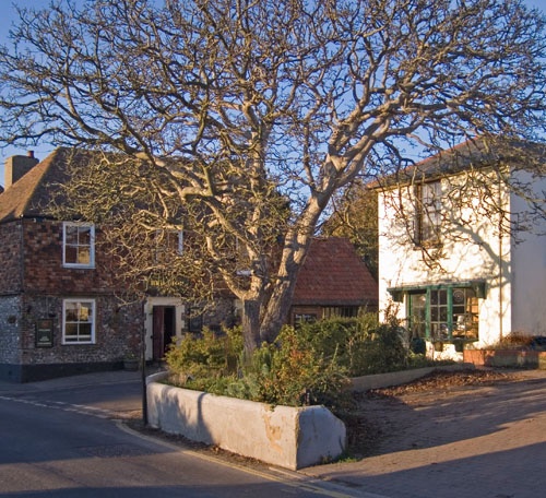 Village centre at St.Margarets-at-Cliffe, Kent