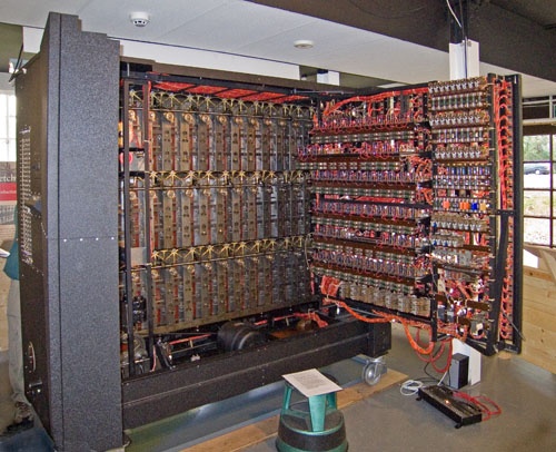 'Bombe' decoding machine, Bletchley Park.