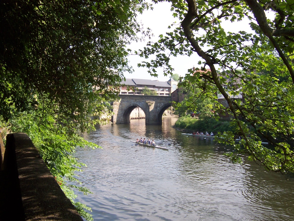 Rowing on the river Wear