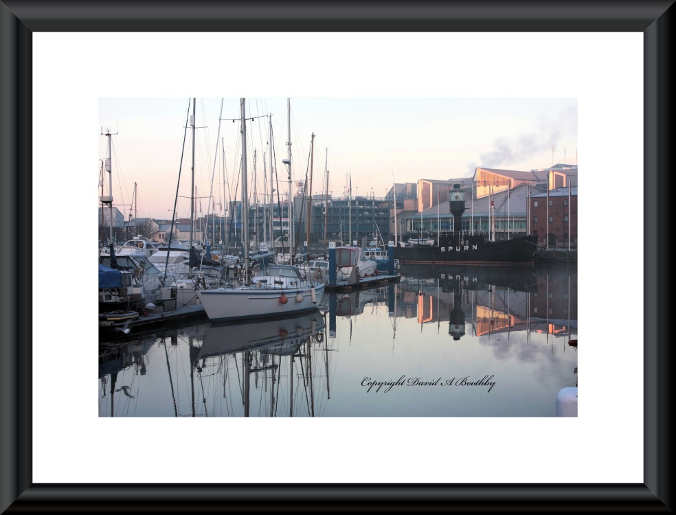 Hull Marina Misty Morning
