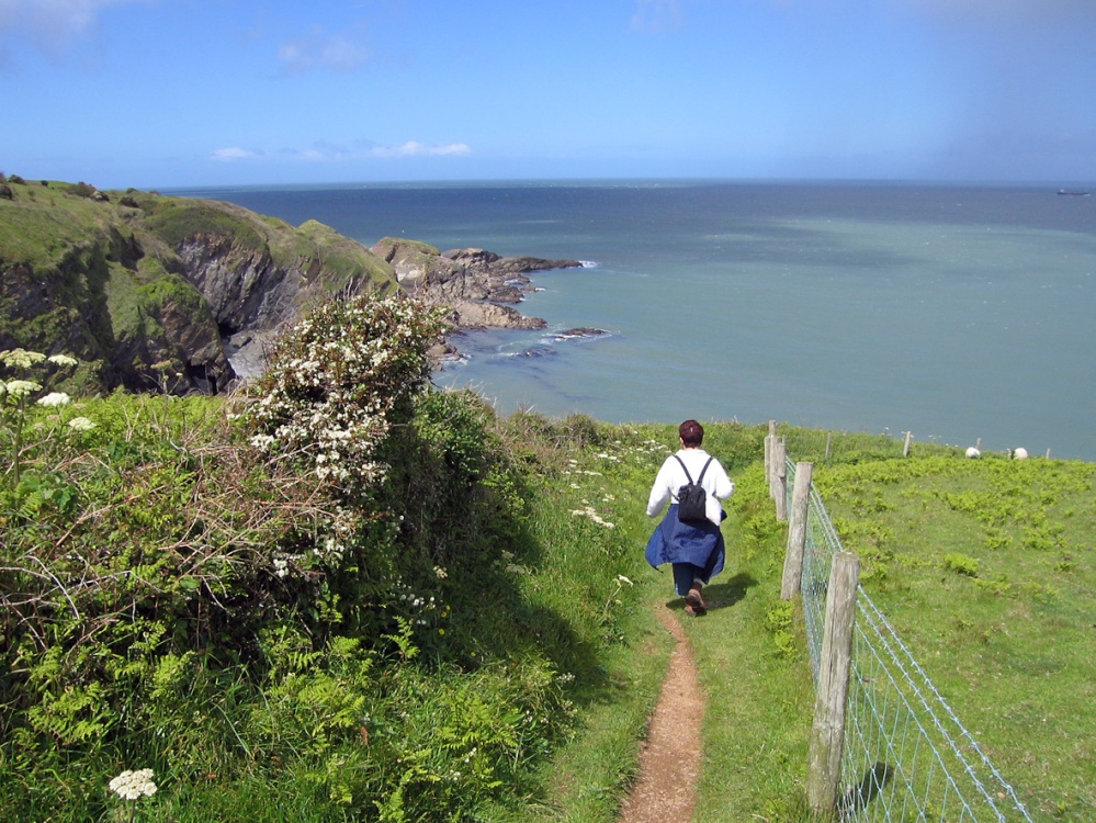 South West Coast path from Ilfracombe to Combe Martin Bay
