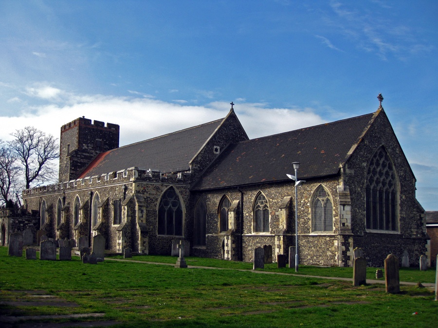 St Botolphs Church, Northfleet near Gravesend