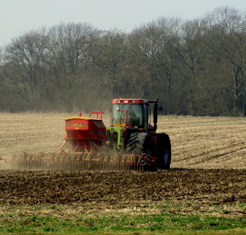 Spring Sowing at Toft Farm.