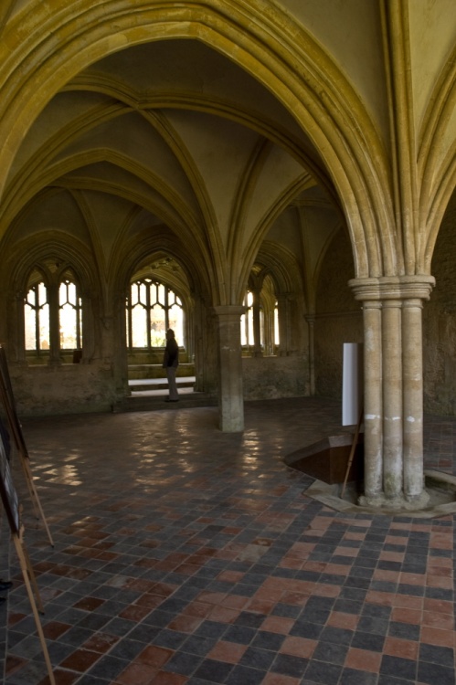 A picture of Lacock Abbey