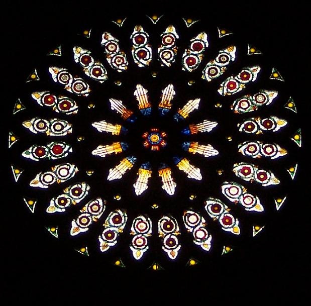 Window above the South Entrance