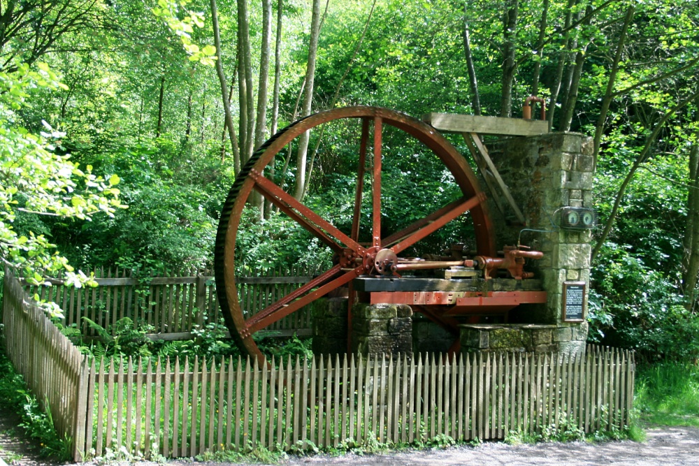 The water wheel at Cragside.