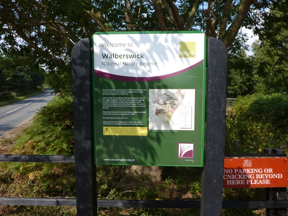 Notice Board at Nature Reserve