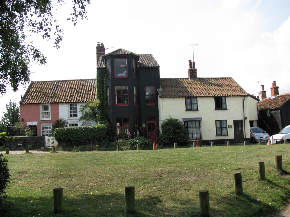Houses near the village green.