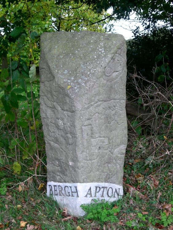 Bergh Apton road sign