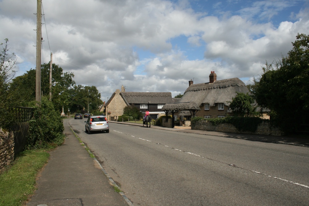 The village main street