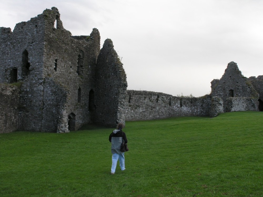 North Tower and East Bastion, Llansteffan Castle