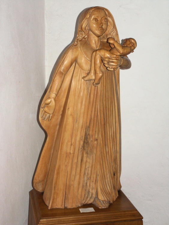 Late 20th Century Madonna and Child, Llansteffan Church