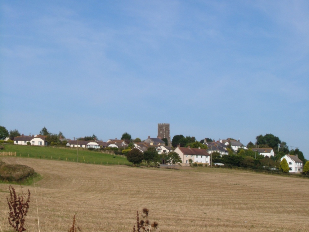 Distant view of Coldridge, 12 Sept 2009