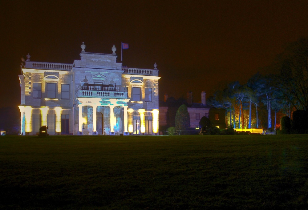 Brodsworth Hall at night
