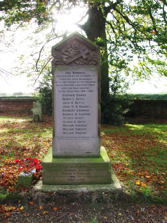 The War Memorial at Stokesby