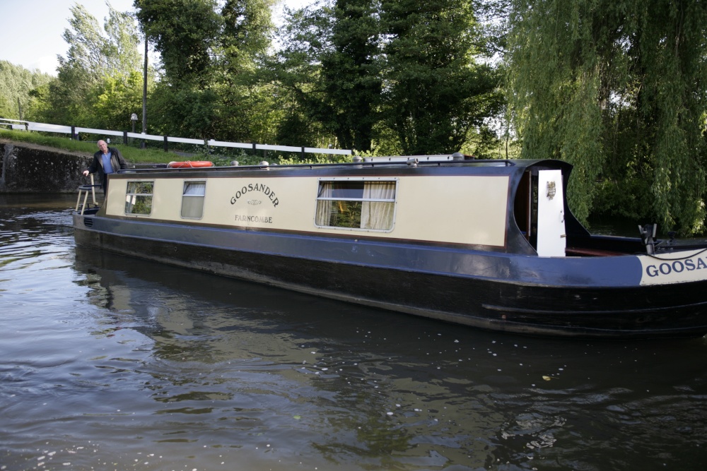 Houseboat on the River Wey, Wisley