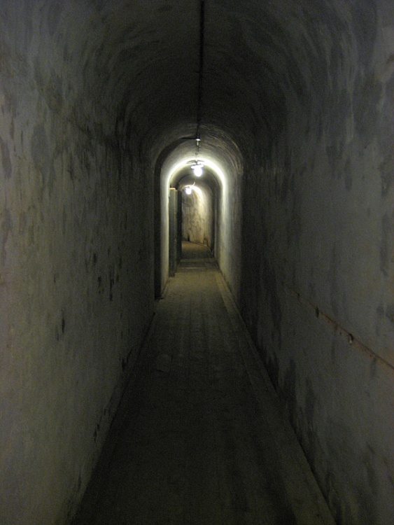 Landguard Fort interior, tunnel