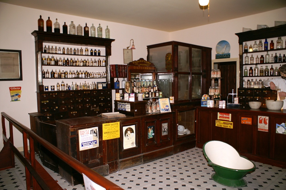 Victorian Chemist Shop at Yesterdays World.