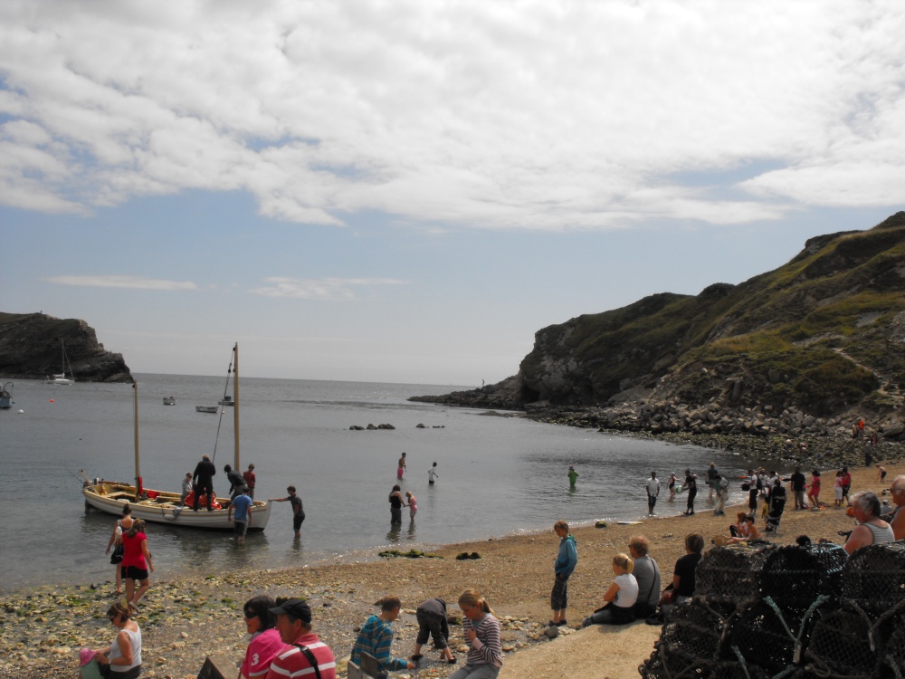 An August afternoon at Lulworth Cove