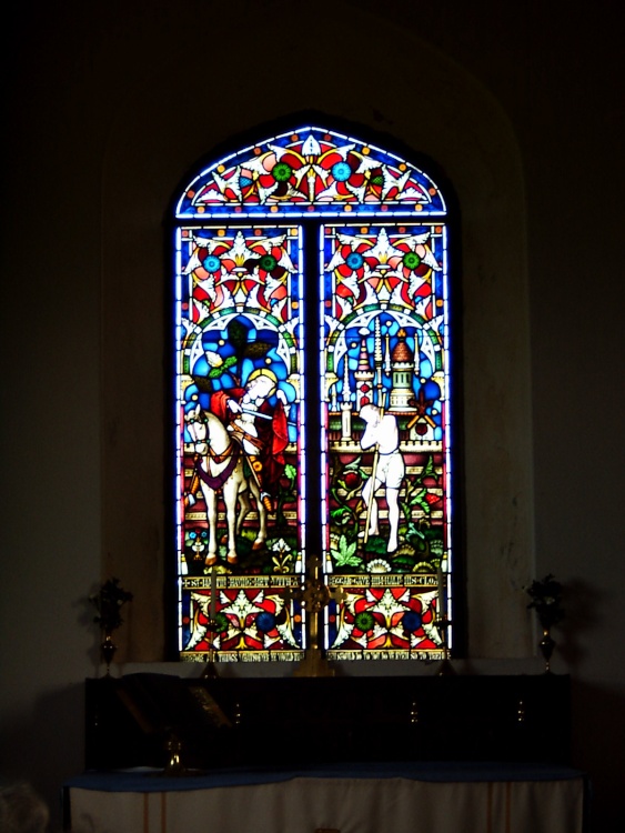 Stained Glass Window.