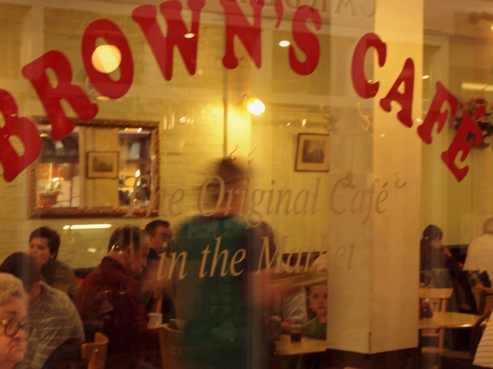 Brown's cafe, Old Covered Market, Oxford