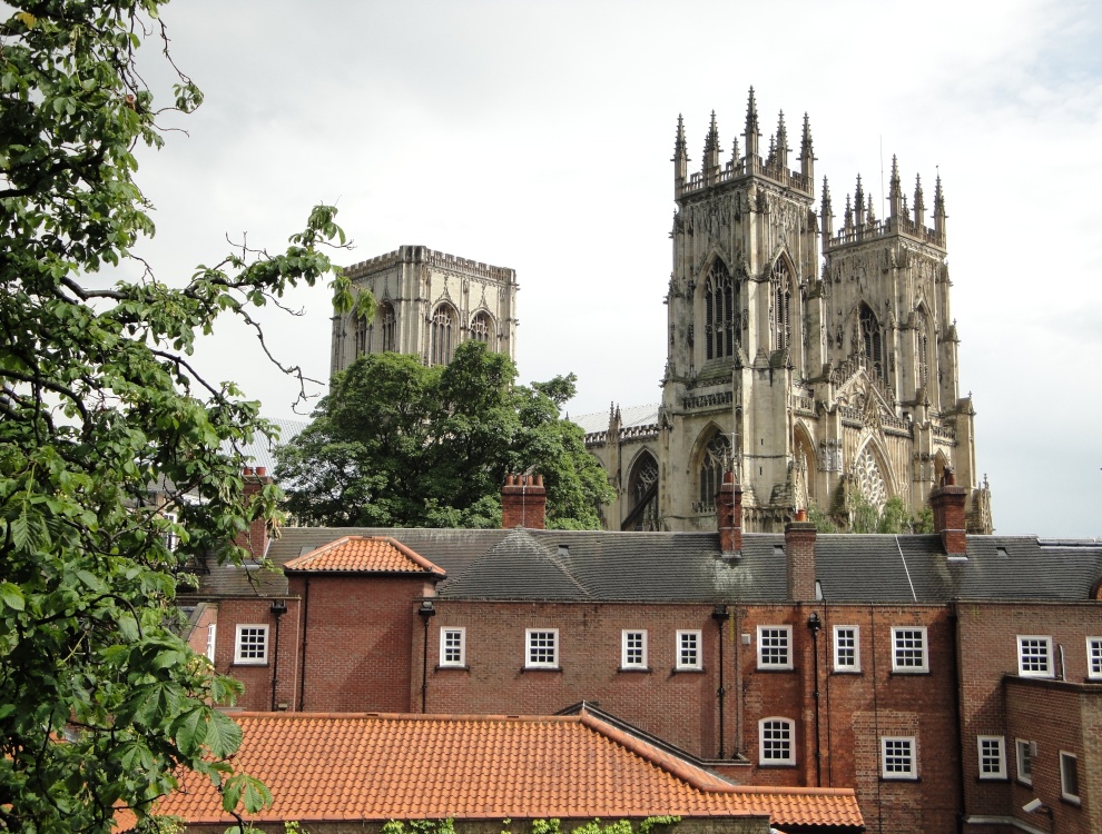 York Minster seen from the city walls