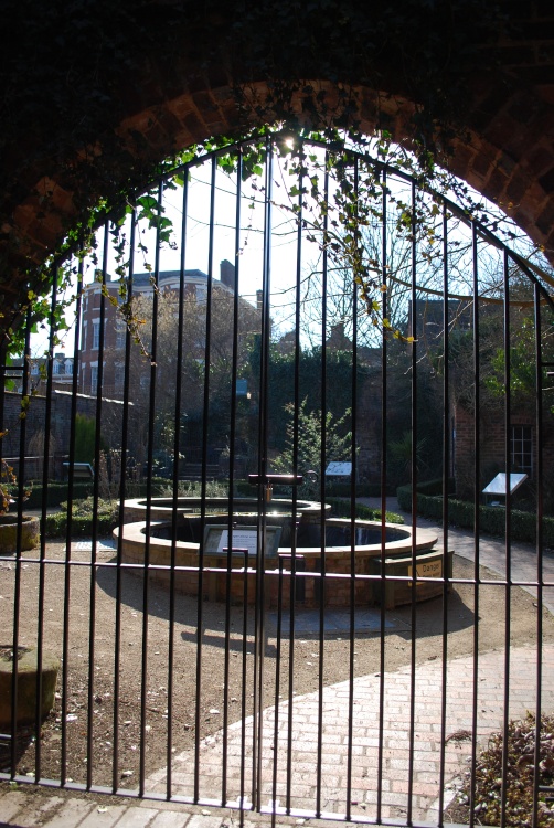 Through the gates in the Museum