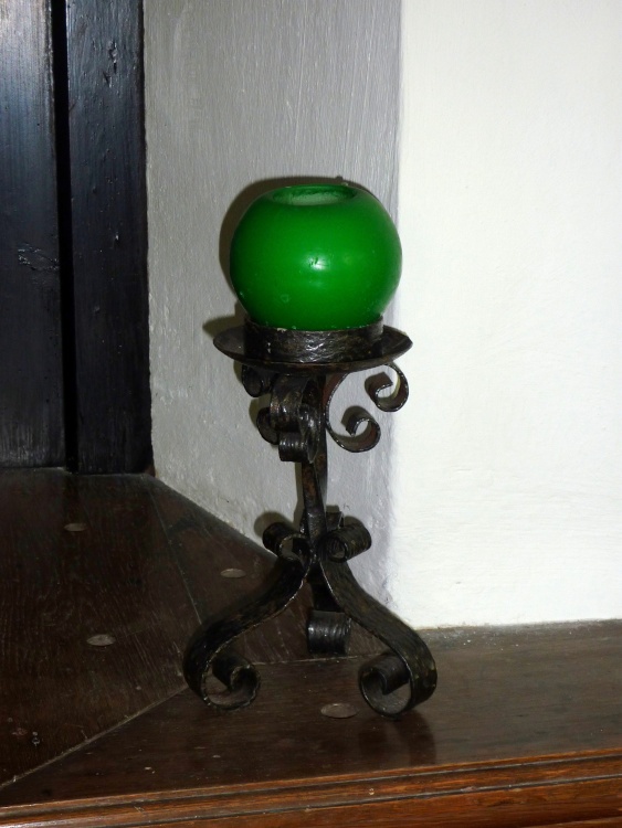 Candle Holder in the Church