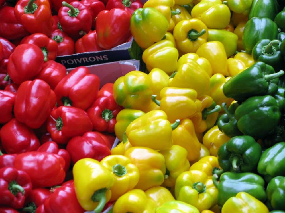 Colourful peppers