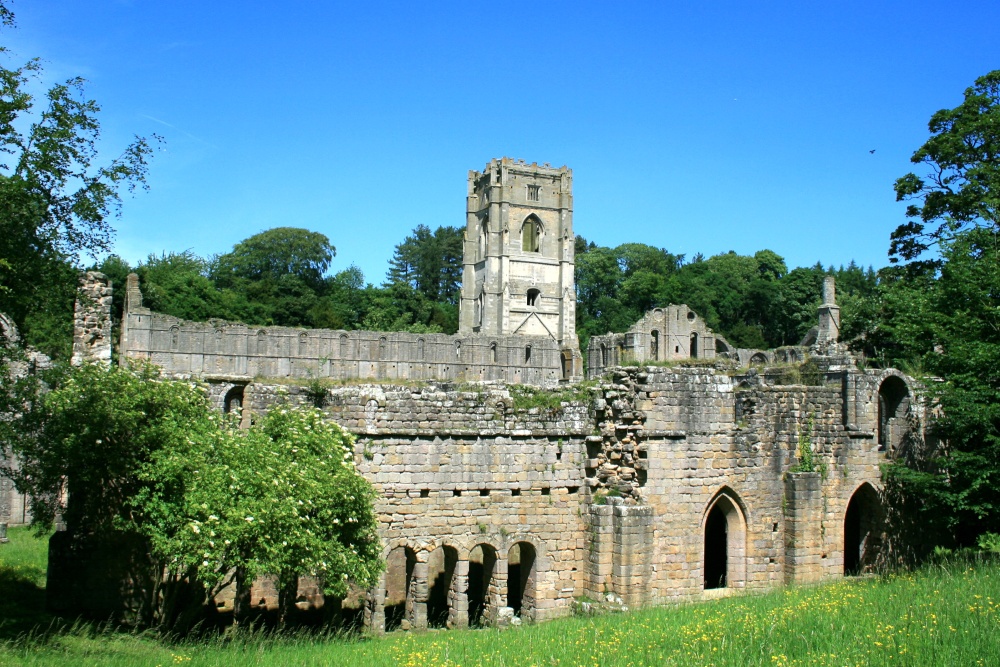 Fountains Abbey, North Yorkshire.