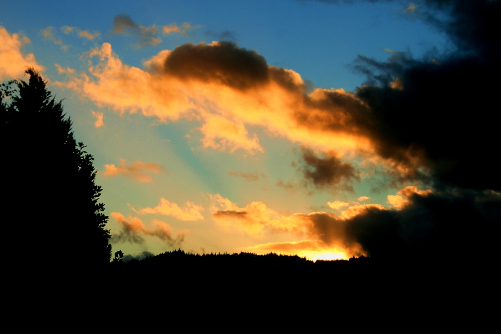 Sunset over Windermere.