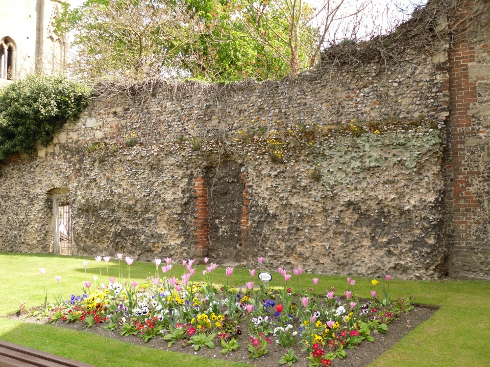 Ruins of the old Abbey in Bury St Edmunds