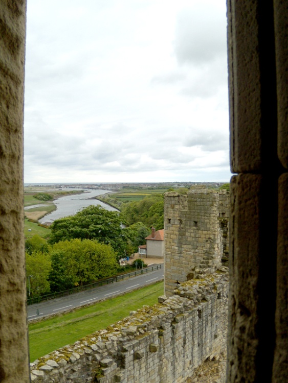 Warkworth Castle view from Great Tower