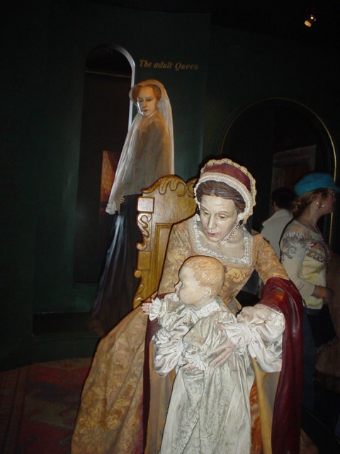 Mary Queen of Scots looks on at Edinburgh Castle Museum