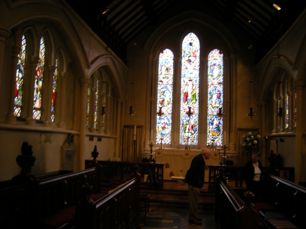 Inside St Laurence's Church in Northfield, West Midlands