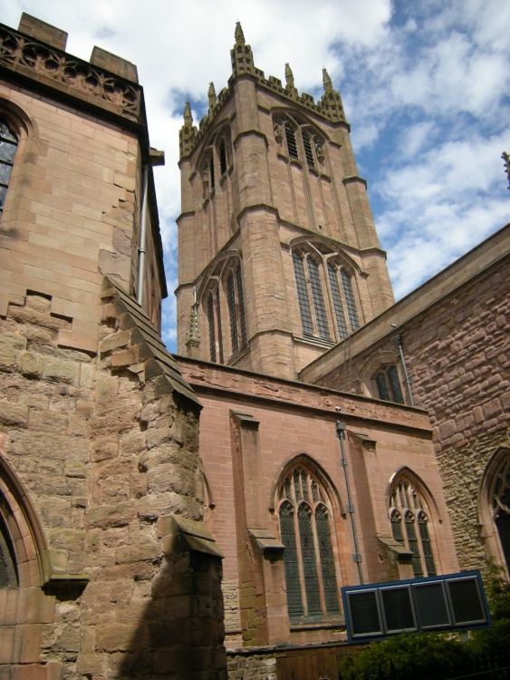 St Laurence's medieval Church in Ludlow