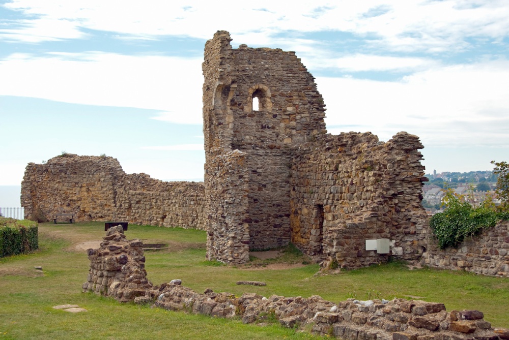Hastings Castle ruins