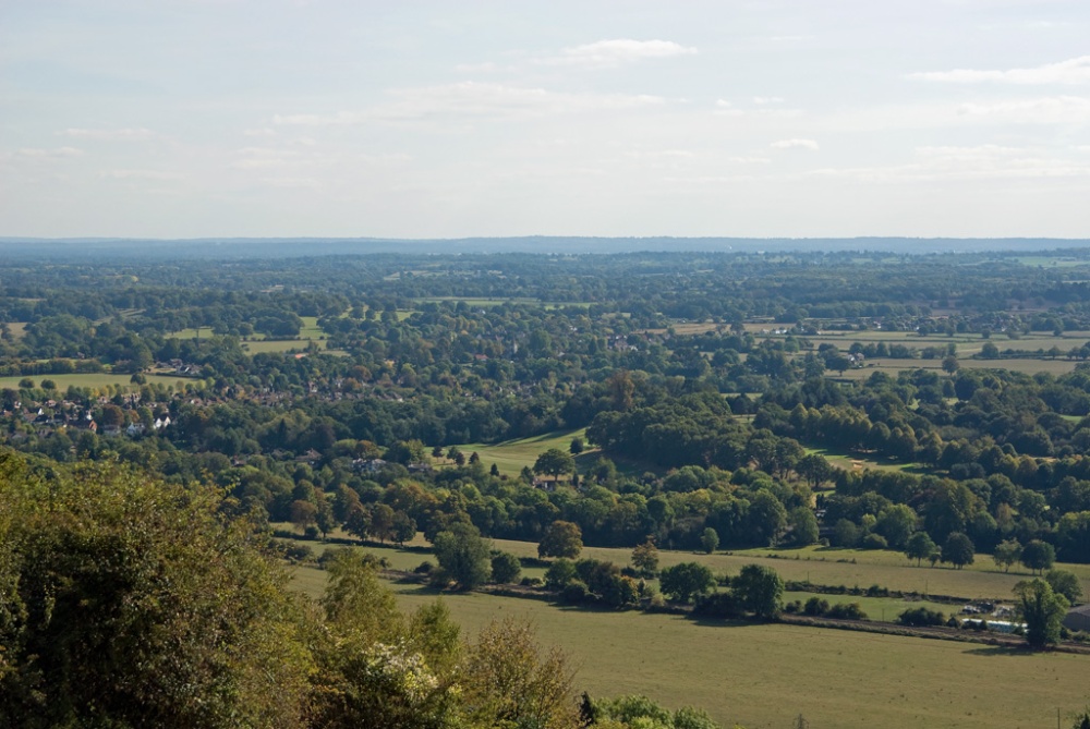 Looking toward the South Downs