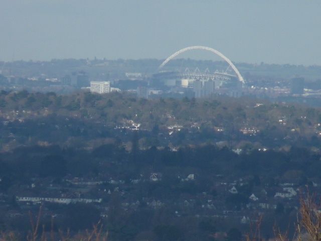 Wembley Football Stadium from Epsom Golf Course.