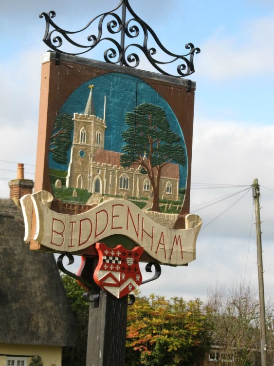 Biddenham Village sign