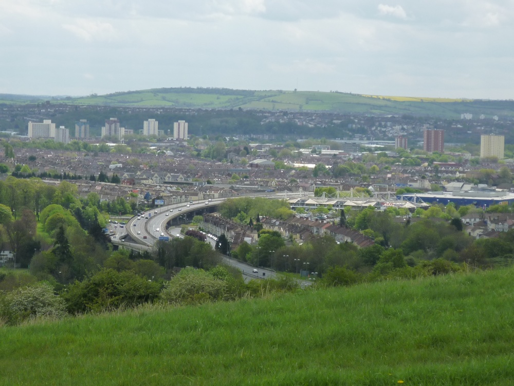 A view across Bristol from Purdown.