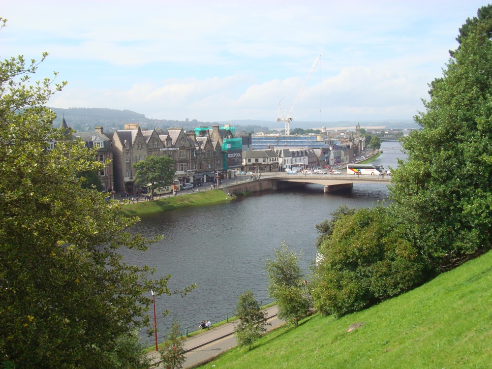 The River Ness from Castle Hill