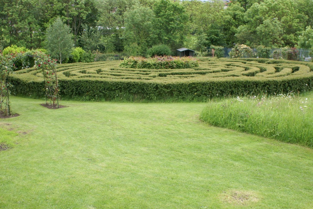 The maze at Crook Hall