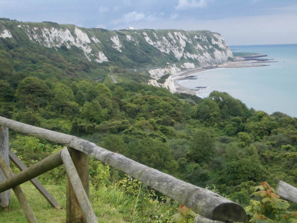 Looking towards the harbour of Dover
