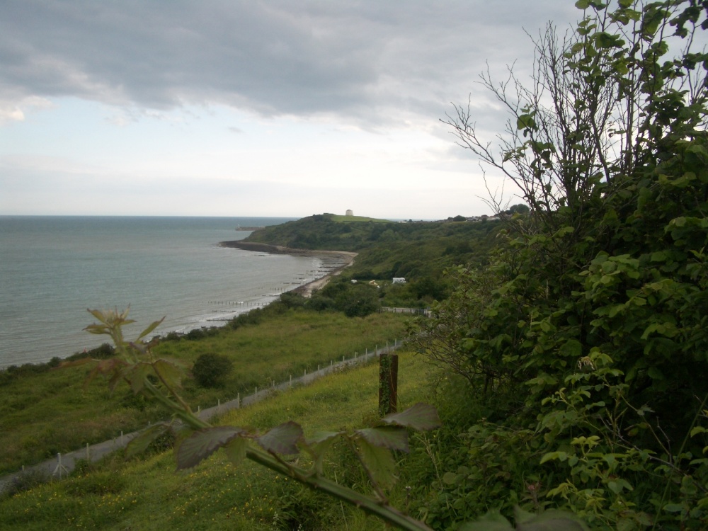 Looking towards the harbour of Folkestone