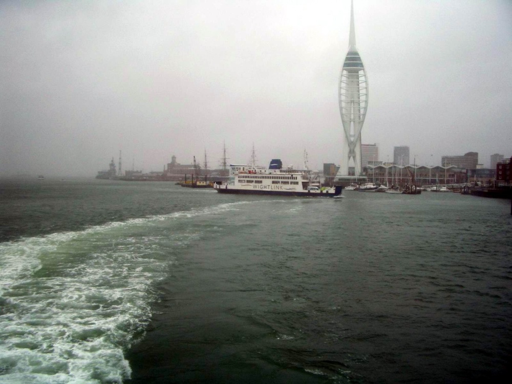 Portsmouth taken from The Solent