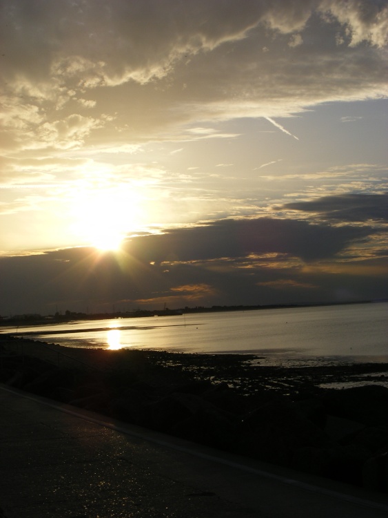 Sheerness on Sea at Sunset