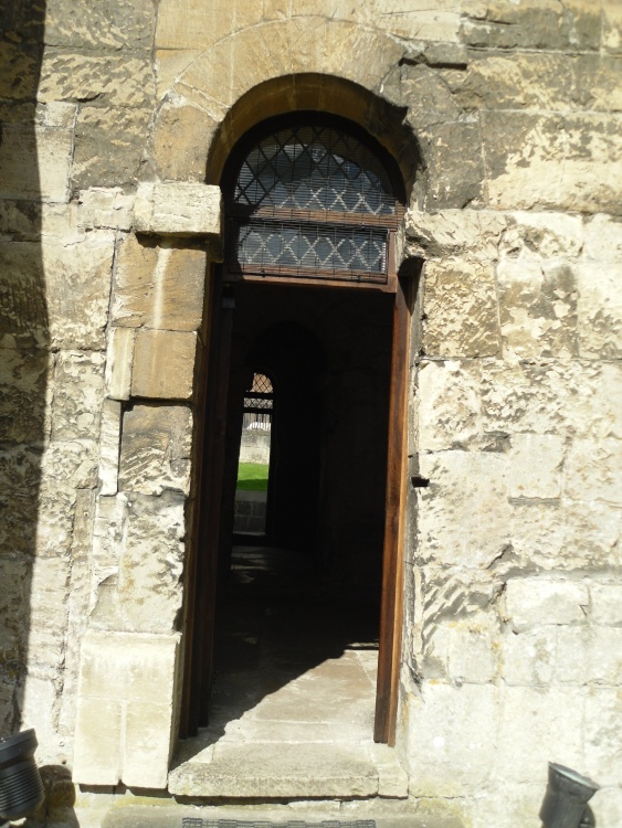 Bradford-On-Avon, entrance to the Saxon Church
